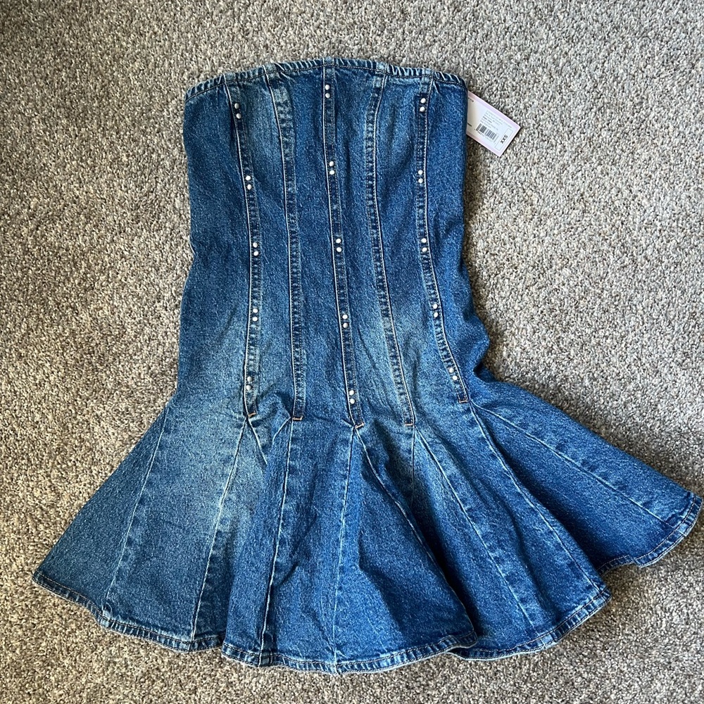 Blue Denim Women's Dress